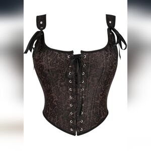 Elegant Black Corset Top